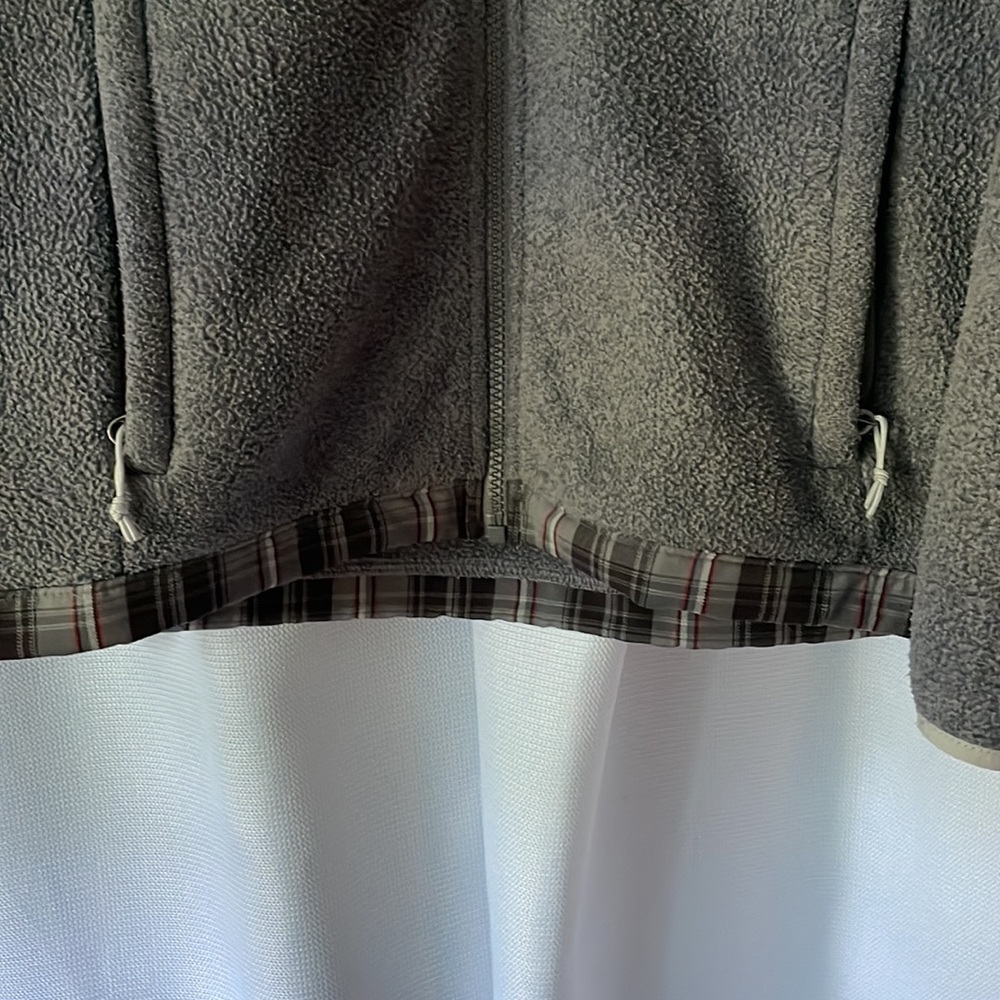 The North Face Gray & Pink Plaid Denali Jacket - Picture 3 of 8